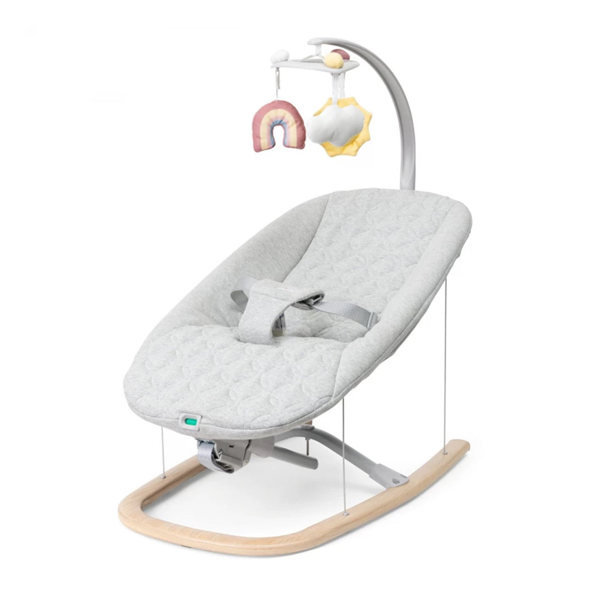 Chicco Bouncer Zen Wave Wooden Grey